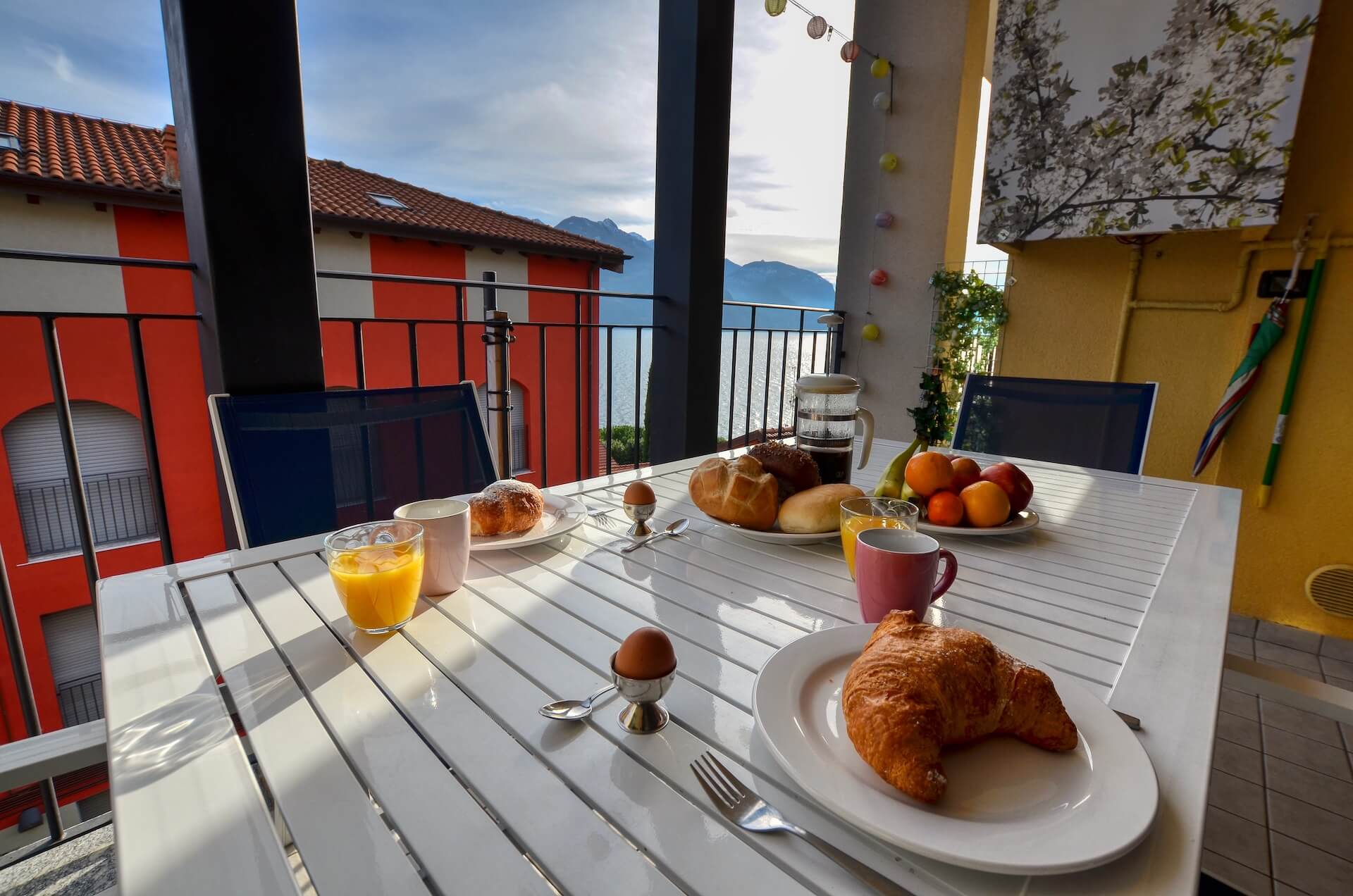 Ferienwohnung am Comer See mit Seeblick