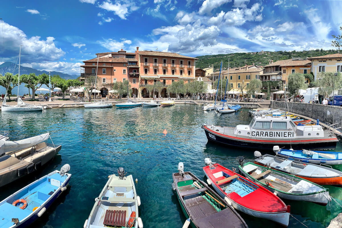 Comer See und Gardasee Beitrag: Gardasee mit Booten
